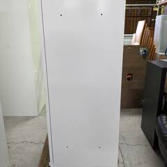 中古　okamura製　両開き書庫　レクトライン　4T313Y ZA75　カギあり　W800×D450×H1100　Q1201-05松