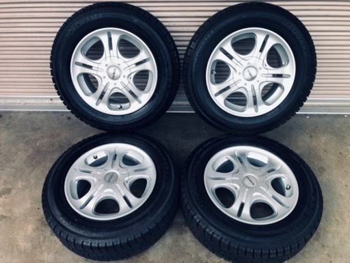 冬タイヤ 185/65R14マルチホイール付新品同様スタッドレス 4本組