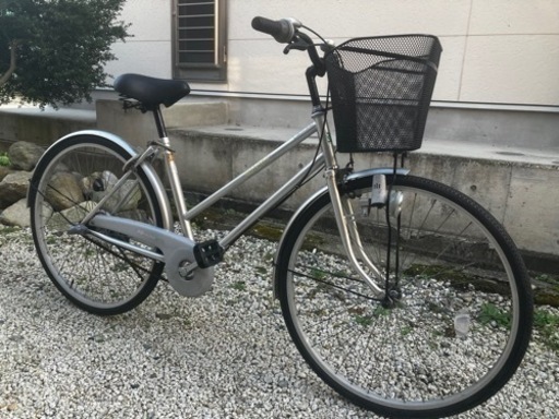 403、シティサイクル26インチ(シルバー)