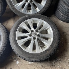 アルファード　ヴェルファイア　純正　アルミホイール　18インチ　バリ山　DUNLOP WM01 235/50R18 スタッドレス タイヤ　18インチ