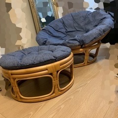 受渡者様決定】ほぼ新品✨定価¥32000- ニトリ パパさんチェアー&スツール