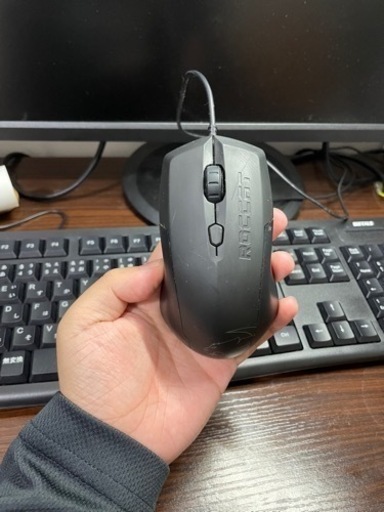 すぐ使える！】自作ゲーミングPC モニター、キーボード、マウスセット