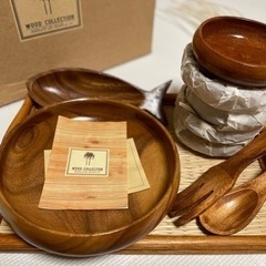 【お取引成立】【新品未使用】wood collectionサラダ...