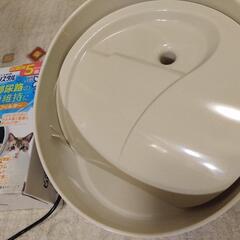 【お譲り先決定】0円　ピュアクリスタル(猫用給水器)フィルター付
