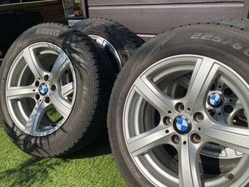 BMW純正ホイール 17インチ 送料無料 新品スタッドレスタイヤ付 BMW X3（F25）純正17インチスタッドレスセット入庫です！ BMW純正Y