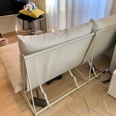 値下げ&直接】ハーヴステンHavsten IKEA ソファ 2P 白
