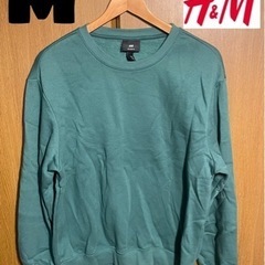 H&M フリース 2枚セット 緑と薄い青