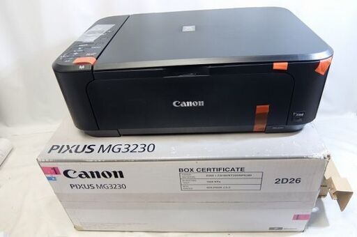 品質が ピクサス 未使用☆PIXUS CANON 複合機 プリンター MG3230 ...