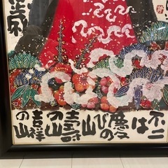 佐藤　勝彦　絵画作品　富士山万歳→不ニ山萬歳