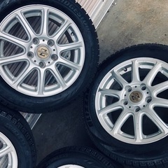 冬タイヤ 195/55R15 プリウス等用アルミ付きスタッドレス バリ山4本組
