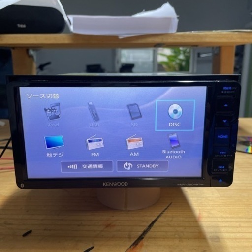 KENWOOD 地デジ Bluetooth 地図2024年春最新版彩速ナビ MDV-D404BT 地デジ/