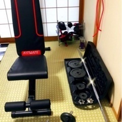 トレーニングベンチ、ダンベル50kgセット