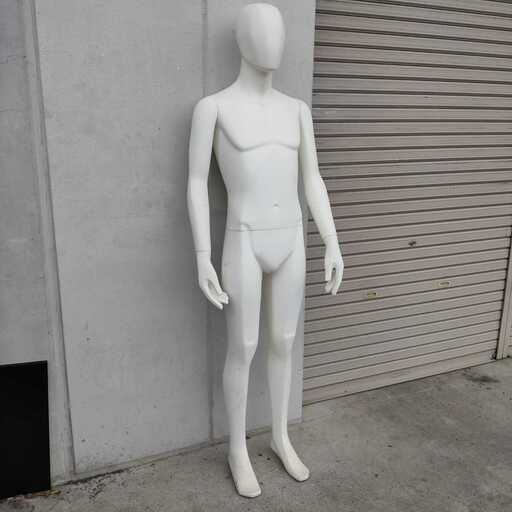 現状品 APPLE製 マネキン トルソー 男性 メンズ 紳士 高さ約188cm ディスプレイ 店舗什器 管B660-