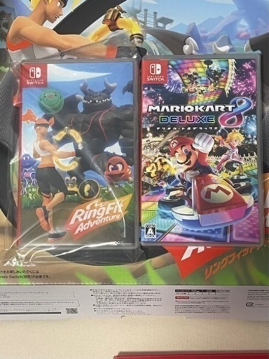 クリスマスプレゼントに】Nintendo Switch 本体+ソフト2本+純正proコン+LAN