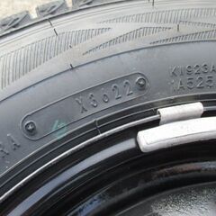 【来店取替】軽バントラック用 新品スタッドレスタイヤ 145R12 6PR 4本セット 鉄ホイール付き