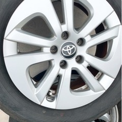 50 後期 プリウス195/65Ｒ15 トヨタ　純正アルミホイール　4セット 50系プリウス純正良品タイヤアルミホイール4本セット195/65/15
