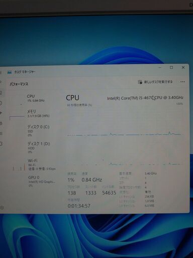 Dell 　Vostro3800　 i5搭載4670