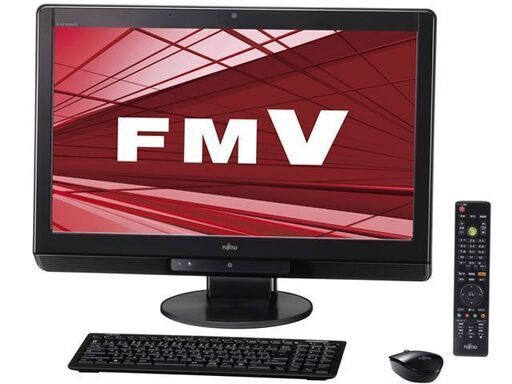 大画面　23インチ　液晶一体型パソコン　Win10　富士通　FMV FH77/DD  All-In-One　TV　DVD　中古美品