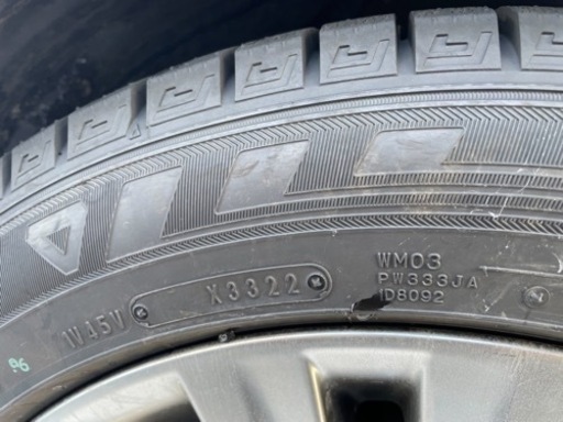 DUNLOP WM03 冬タイヤ 235/50R18 ほぼ新品 ４本 22年製