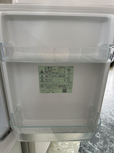 パナソニック 冷蔵庫、2ドア、138 L、ホワイト 2020年製 rリサイクル