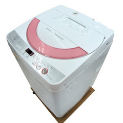 洗濯機　6kg　シャープ　ES-GE60R　リユース品