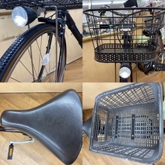 I735 ☆ Panasonic 電動アシスト自転車 内装3段 ブラウン