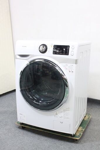 IRIS/アイリスオーヤマ コンパクトドラム式洗濯機 7.5kg 温水 HD71-W/S ホワイト/シルバー 2019年製 中古家電 店頭引取歓迎 R6690)
