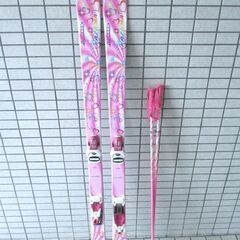 カザマ カービング スキー KAZAMA ピンク 146cm ス...