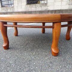 猫脚　円卓　ちゃぶ台　座卓　丸型テーブル　￥11,880税込