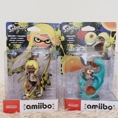 新品　スプラトゥーン3  amiiboインクリングイエロー、コジ...