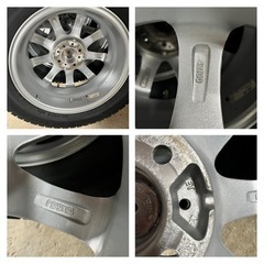 日産ノート　バリ山スタッドレスタイヤ4本！