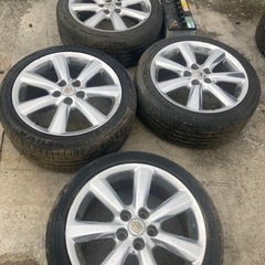 18クラウンアスリートホイルタイヤ無し