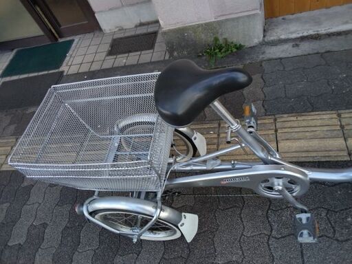 美品☆[BRIDGESTONE] WAGON(ワゴン)三輪車 18/16吋 アルミ/内装3段 