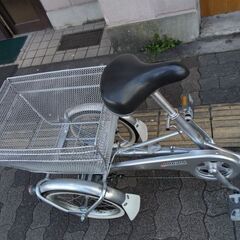 美品☆[BRIDGESTONE] WAGON(ワゴン)三輪車 18/16吋 アルミ/内装3段