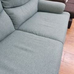 2人掛けソファ 幅170×奥行85×高さ80×座面高さ40cm ファブリック 布地