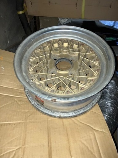 SSRゴールドメッシュ 8J？ 2本 当時物!!深リム14インチ SSRゴールドメッシュ 8J？ 2本 当時物!!深リム14インチ 14インチホイール