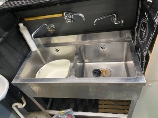 BARでしか使ってないので◎ 二層シンク　早い者勝ち　取り外し済み