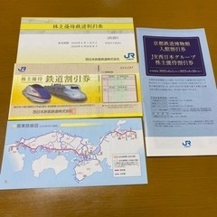 JR西日本 株主優待鉄道割引券