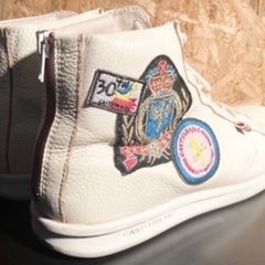 カステルバジャック スニーカー ハイカット 使用頻度少なめ 30周年