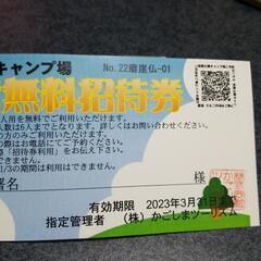 南九州市川辺町岩屋公園キャンプ場のロッジ無料招待券[決まりました]
