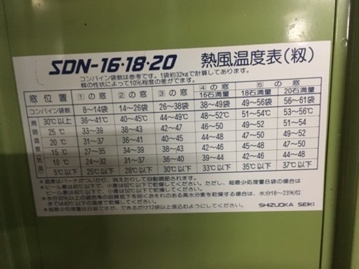 穀物用循環型乾燥機 シヅオカ SDN-18 | jisalab.com