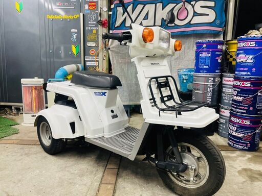 ☆実動！ ホンダ ジャイロX 4スト PGM-Fi 元法人車両 ミニカー登録