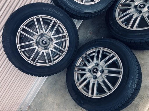 175/65R14 スタッドレス　バリ山　4本　セット　送料込み 冬タイヤ 175/65R14軽自動車用アルミ付きスタッドレス バリ山4本組