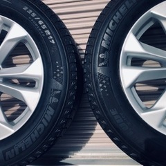 冬タイヤ 225/65R17 日産純正アルミ付きスタッドレス バリ山4本組 冬タイヤ 225/65R17 日産純正アルミ付きスタッドレス バリ山4本組