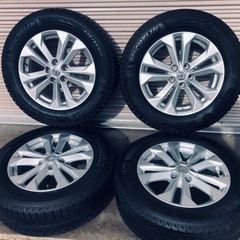 冬タイヤ 225/65R17 日産純正アルミ付きスタッドレス バリ山4本組 冬タイヤ 225/65R17 日産純正アルミ付きスタッドレス バリ山4本組