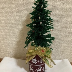 【12月23日まで　早い者勝ち】クリスマスツリー　ビーズアート