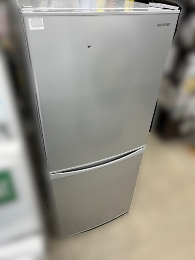 J2003 6ヶ月保証付き！ 2ドア冷蔵庫  アイリスオーヤマ IRIS OHYAMA IRSD-14A-S 142L  2019年製 動作確認、クリーニング済み