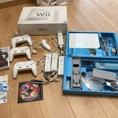 Wii 本体　リモコン　ソフト3本セット