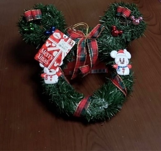 ディズニー　クリスマス　雑貨　レトロ