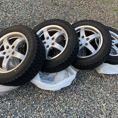 215/55R16 スタッドレスタイヤ ホイール4本セット VWパサート